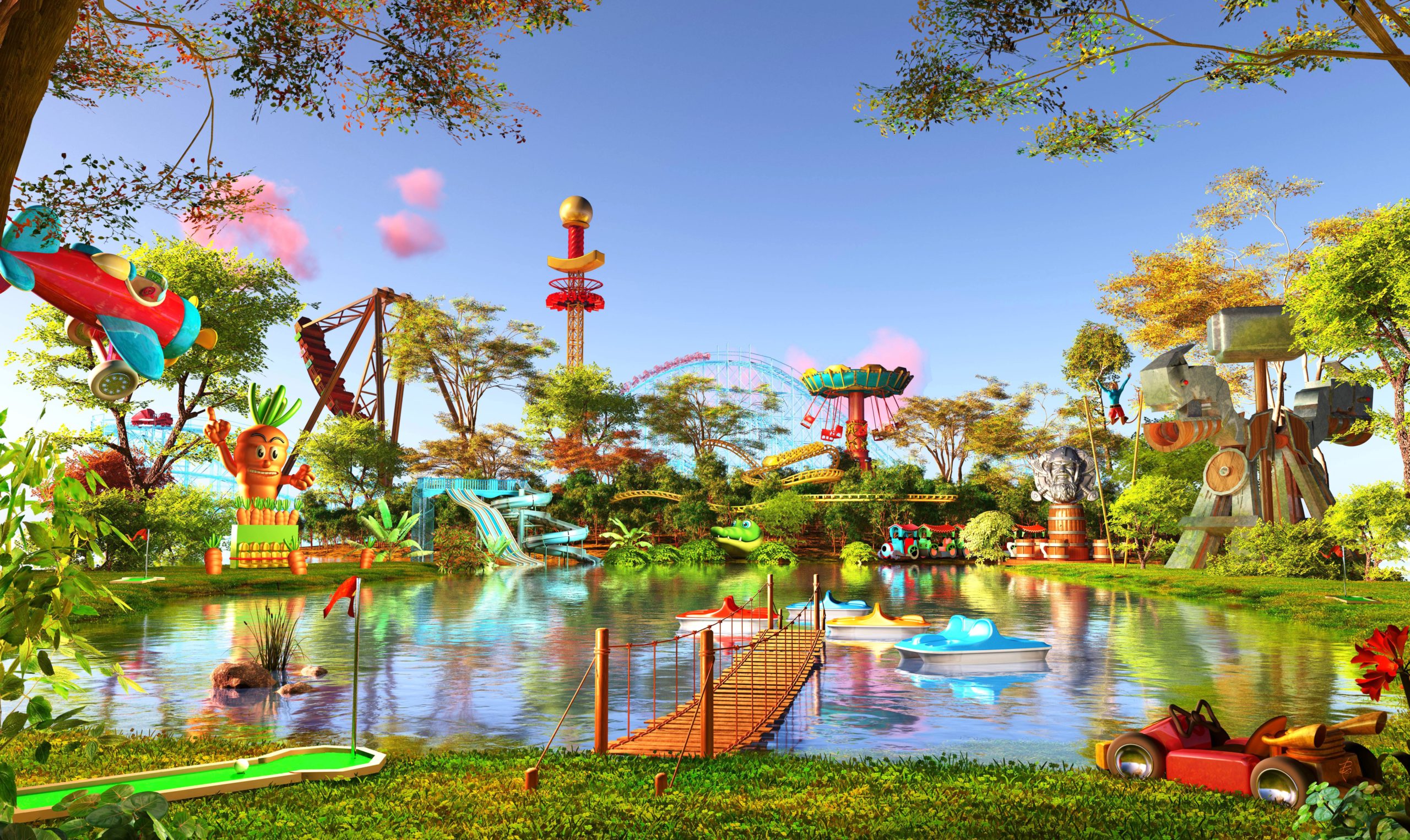 Le Parc - Le Fleury - Parc d'attraction